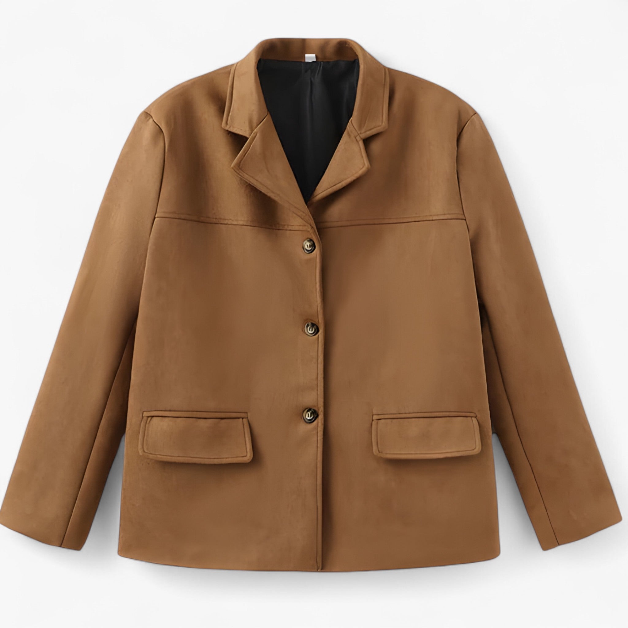 Margot | Minimalistisk jakke med raffineret snit - Brun - women's fashion - {{ product_tags }