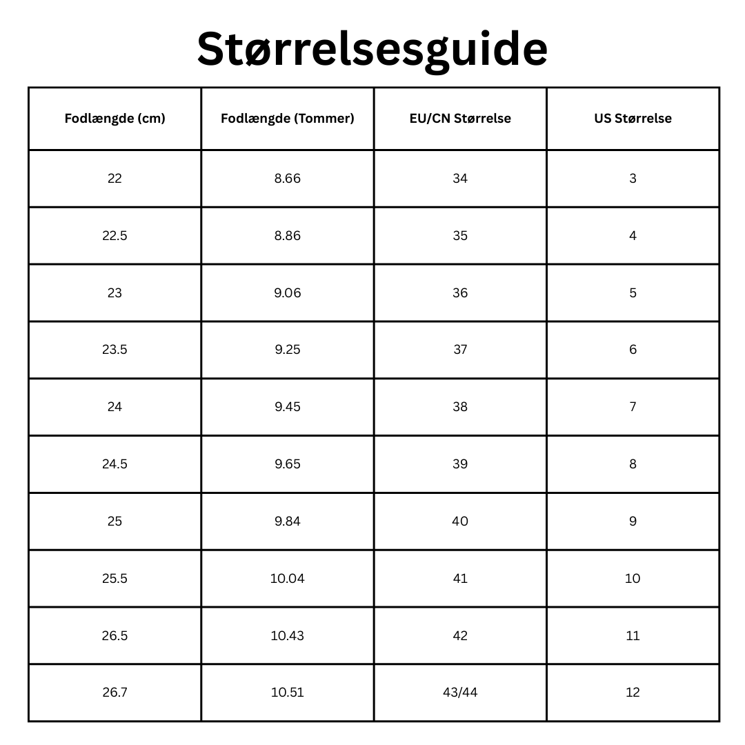 Size Guide