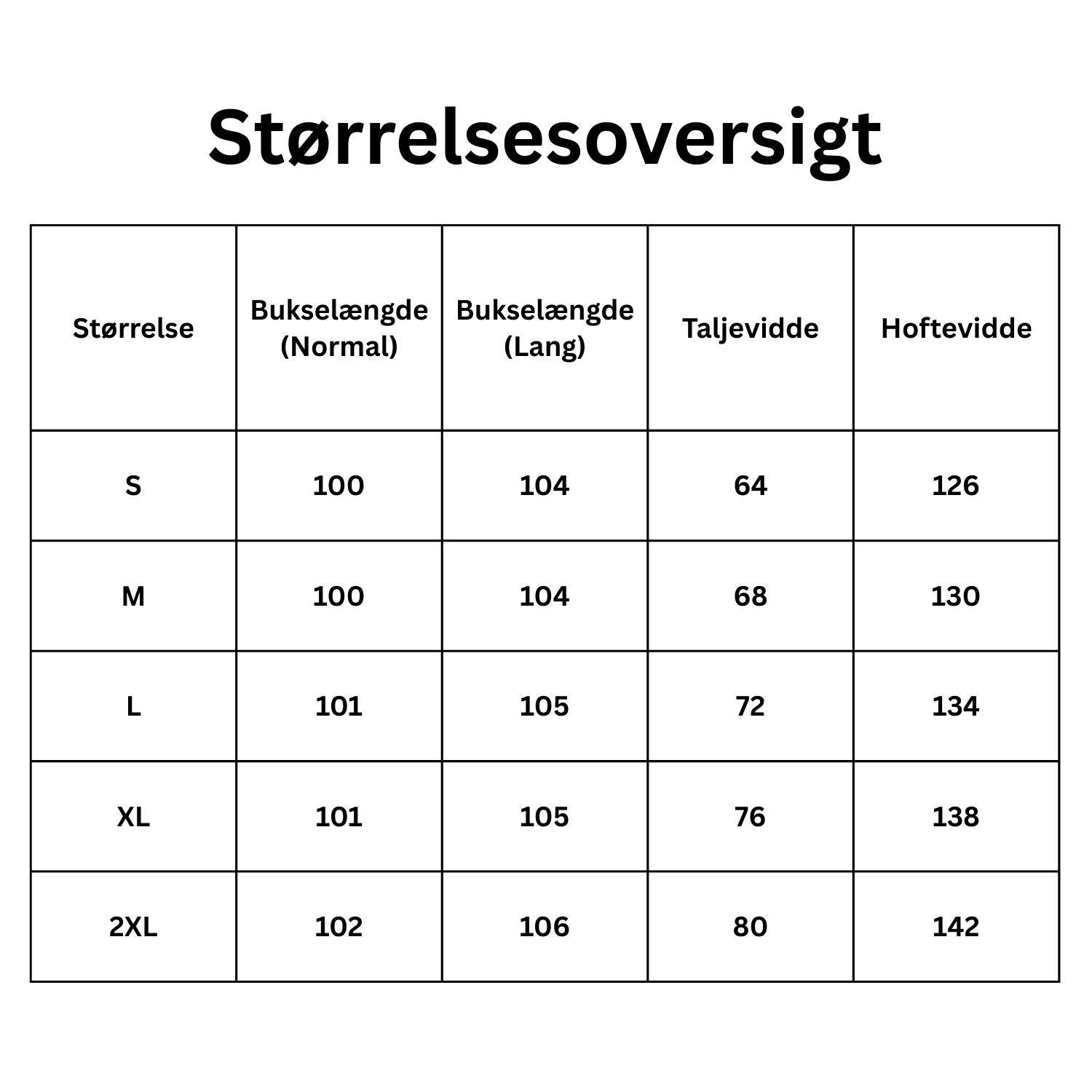 Size Guide