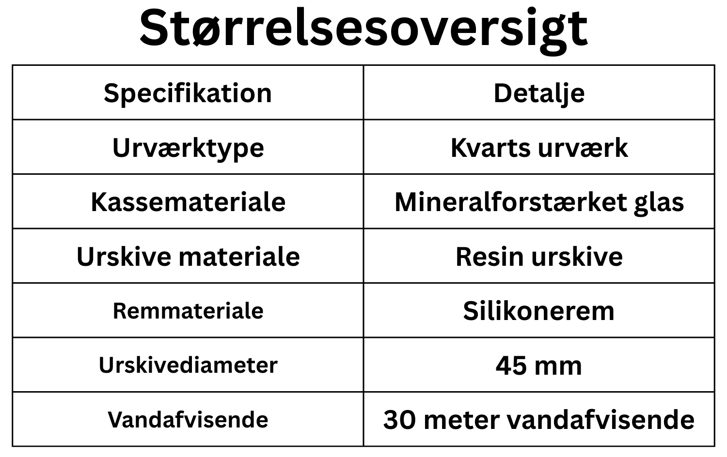 Size Guide