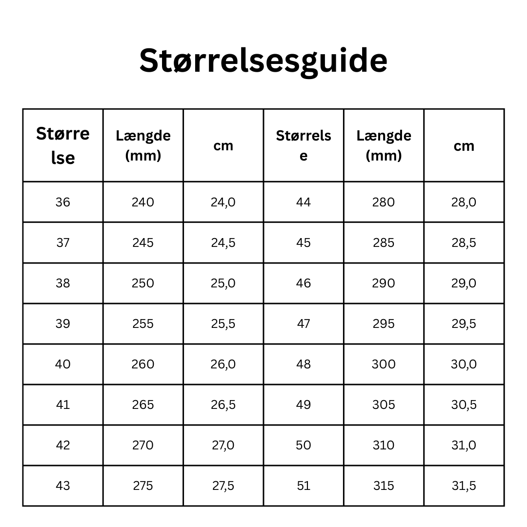 Size Guide
