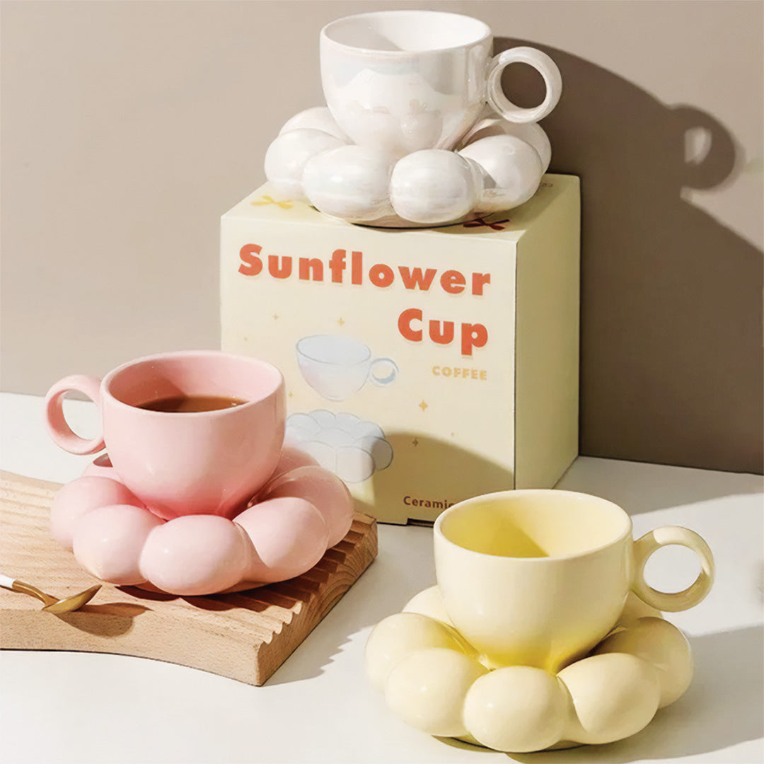 Solsortermugg | Smukt blomstermønster til morgenkaffen - - house & garden - {{ product_tags }