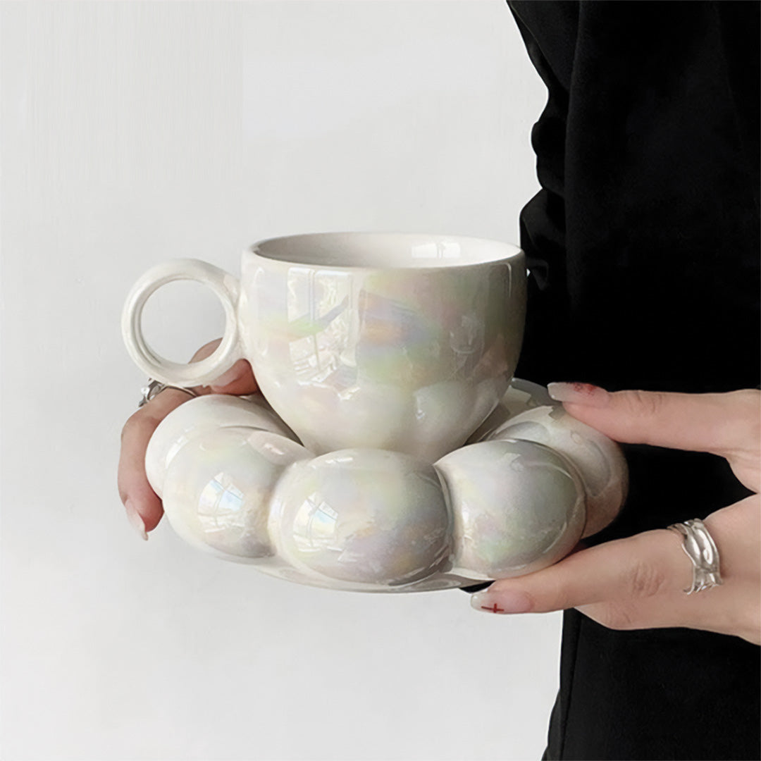 Solsortermugg | Smukt blomstermønster til morgenkaffen - - house & garden - {{ product_tags }
