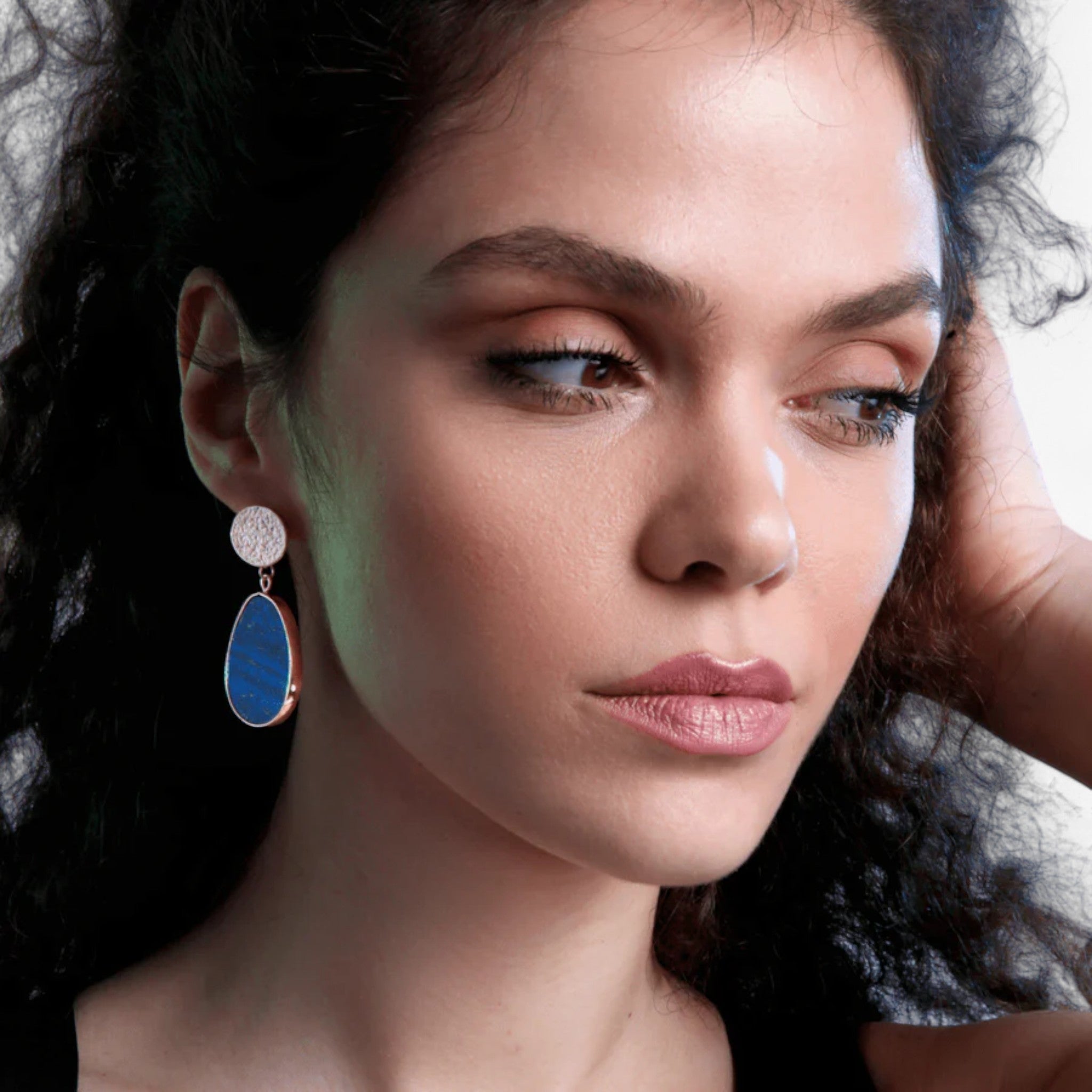 Beskyttende Øreringe i Lapislazuli HealWithin - - other - {{ product_tags }