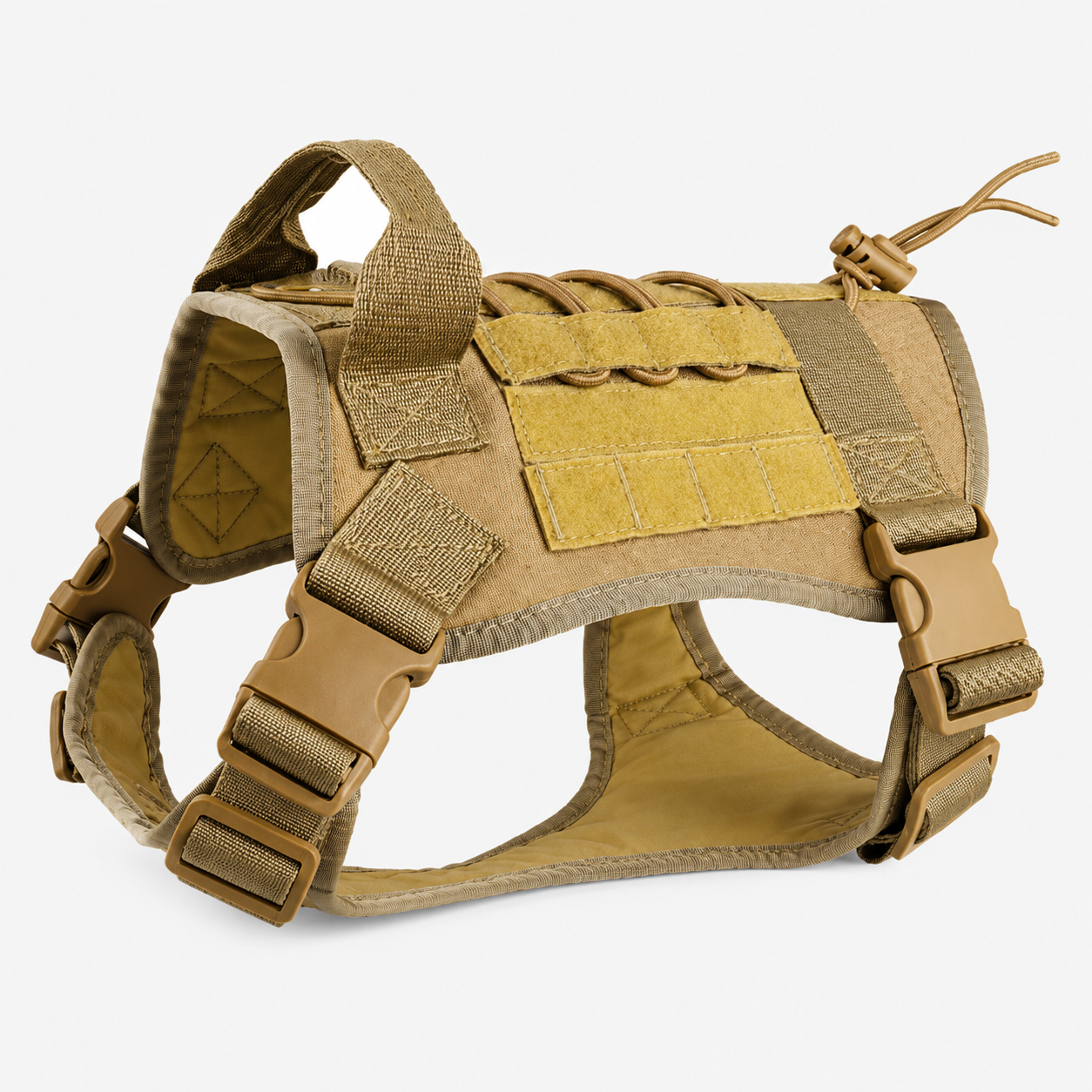 Bernado | Taktisk Hundesele i Polyester med Håndtag og Justerbare Stropper - Brun Sele - other - {{ product_tags }