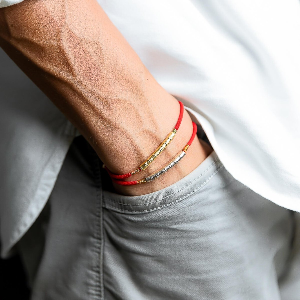 Tibetansk lykkearmbånd Buddhisme - - other - {{ product_tags }