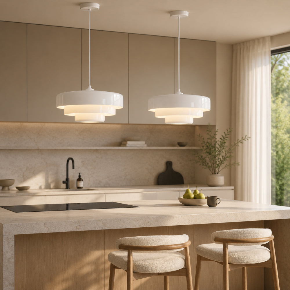 Three-Tier Bauhaus Pendellampe - Nordisk Metalarmatur - - Home Decor - {{ product_tags }