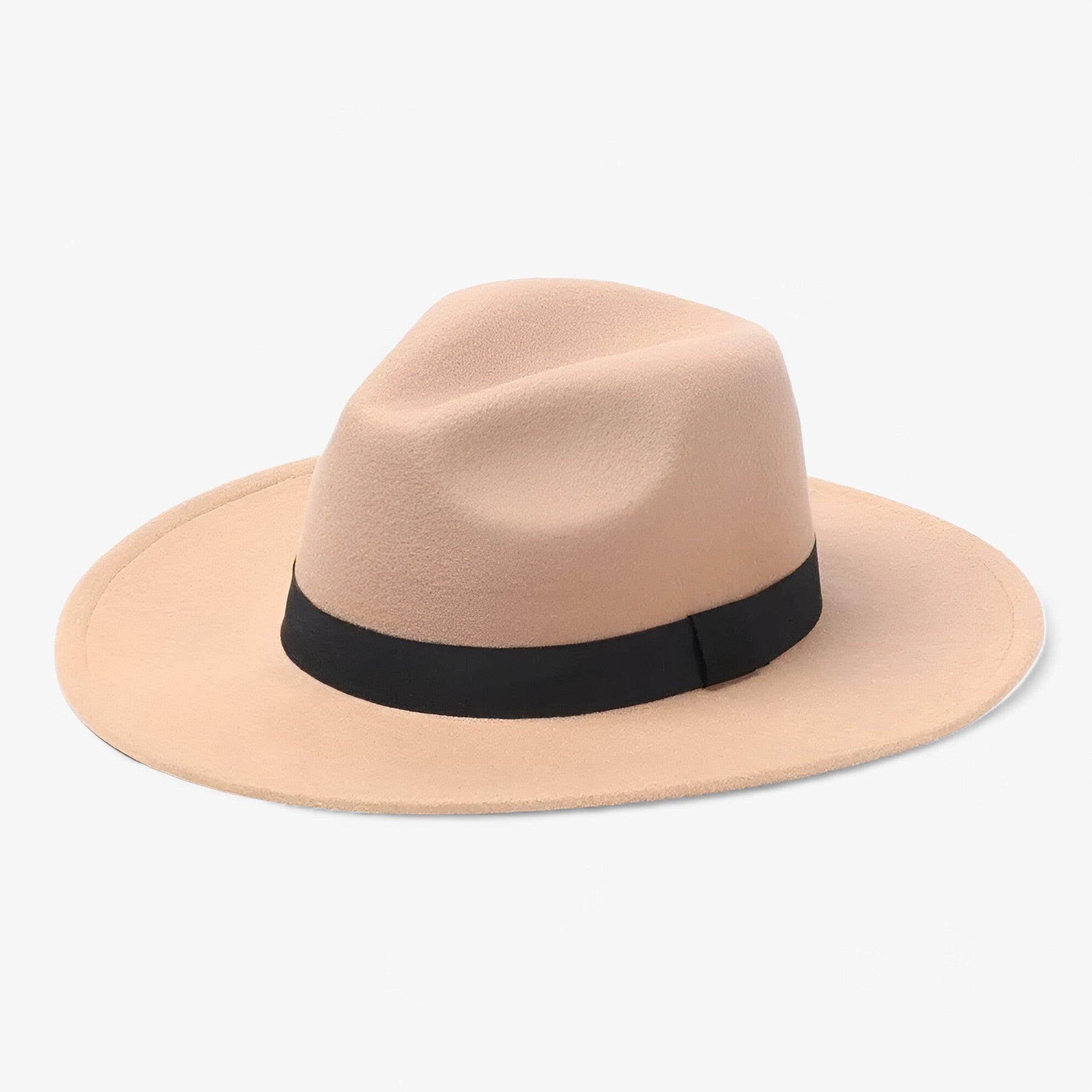 Alexis | Unisex Elegant Vintage Fedora Hat - Kamel - Fedora hatte - {{ product_tags }