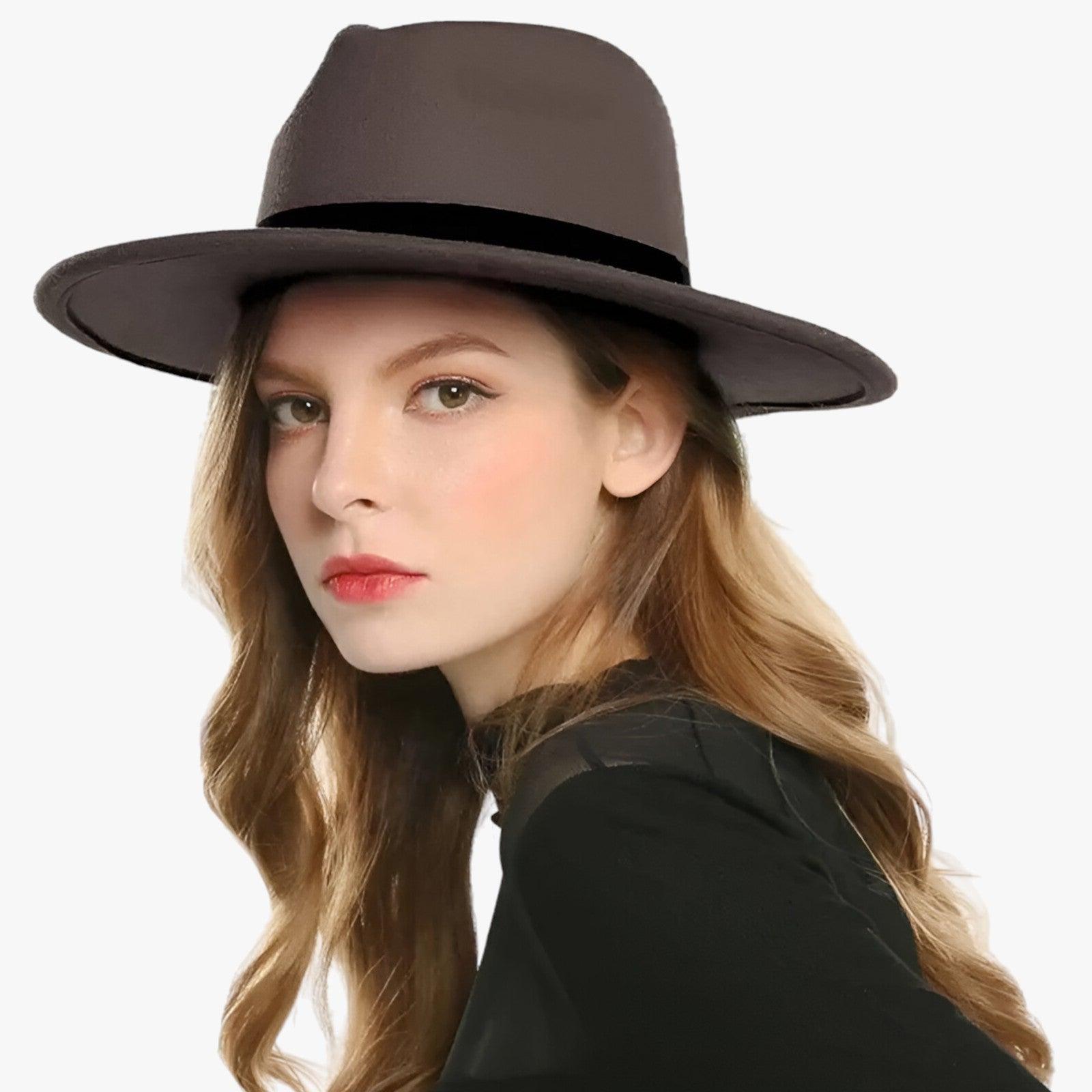 Alexis | Unisex Elegant Vintage Fedora Hat - - Fedora hatte - {{ product_tags }