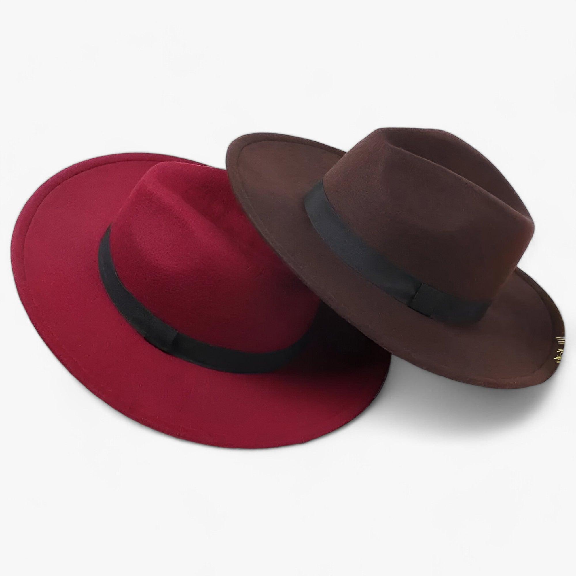 Alexis | Unisex Elegant Vintage Fedora Hat - - Fedora hatte - {{ product_tags }