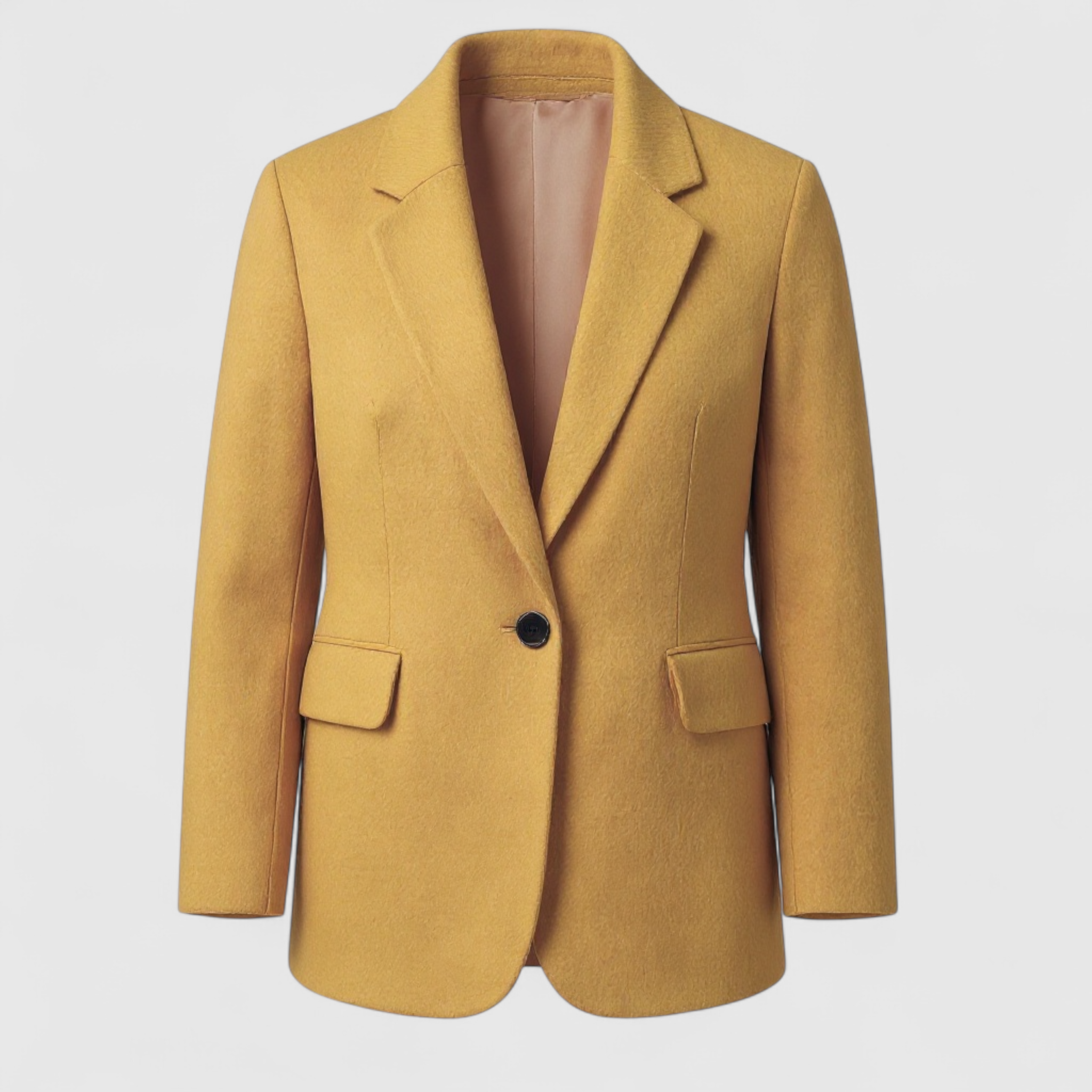 Idalia | Vinterjakke med Elegant Design - Gul - Kvinders frakker og jakker - {{ product_tags }
