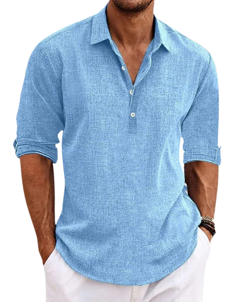 Ea | Mænd's Klassisk Bomuld Skjorte - Timeless Comfort in 100% Bomuld