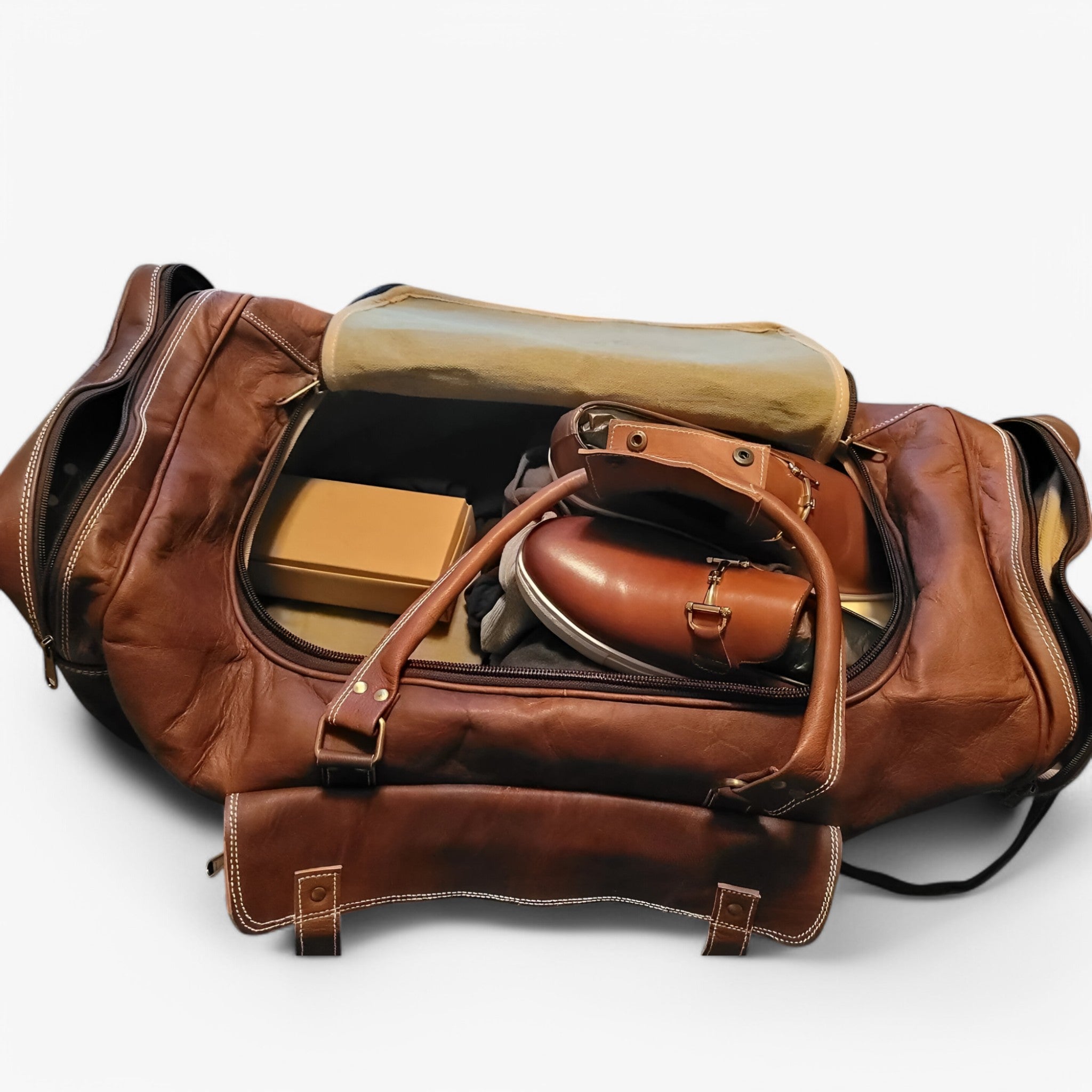 Traveler | Stilfuld og rummelig Weekender Duffle - - bags - {{ product_tags }