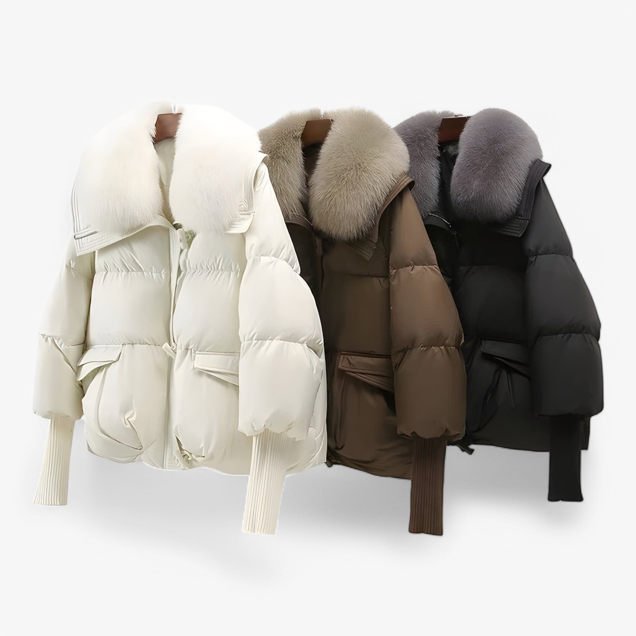 Lucy | Elegant Jakke med Pelsforing - - winter - {{ product_tags }