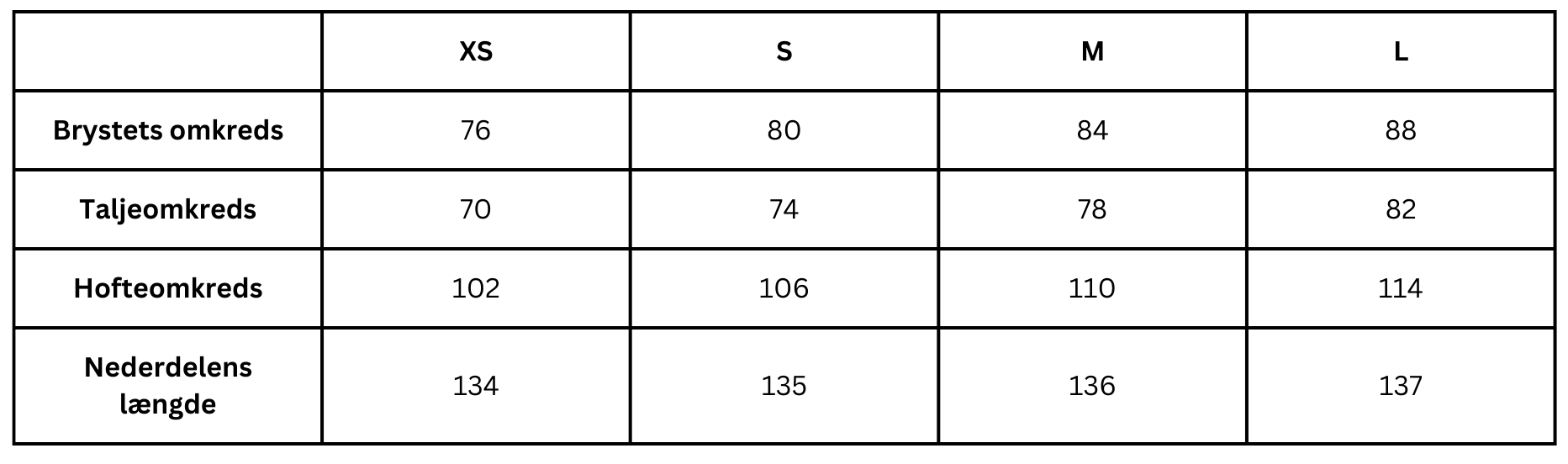 Size Guide