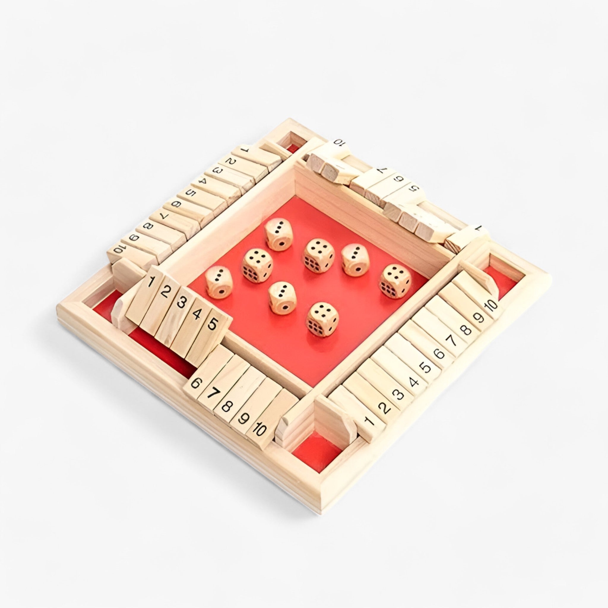 Milan | Farverigt Shut the Box Spil - Lyserød - other - {{ product_tags }