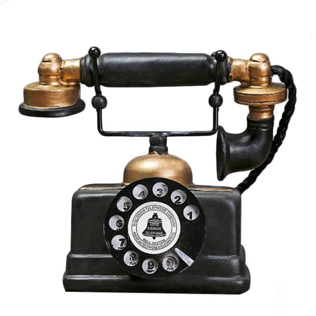 RetroTech - Antik Telefon Dekoration - Sort - RetroTech - Antik Telefon Dekoration - €25 - {{ product_tags }