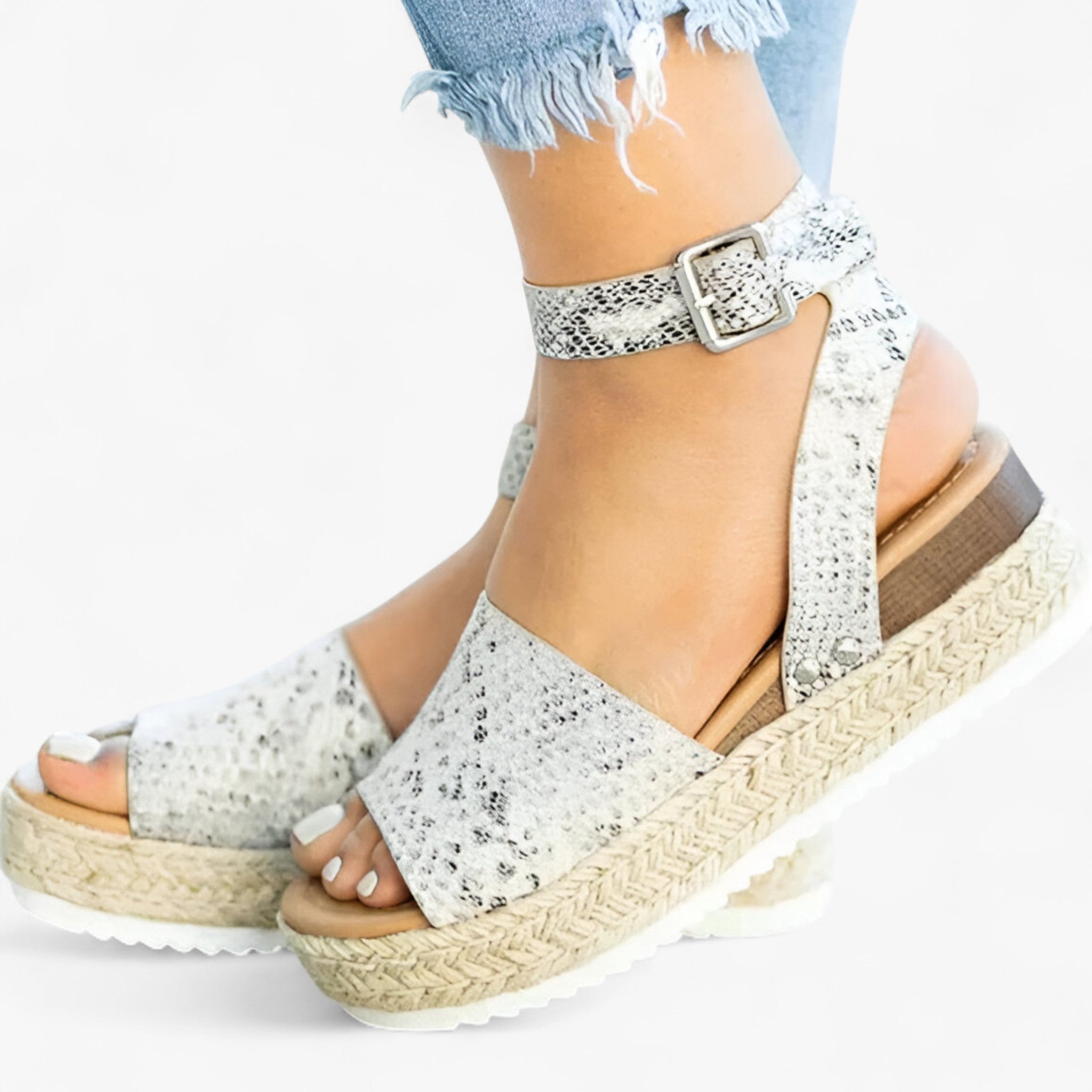 Sarah | Minimalistiske sandaler uden snørebånd - elegante damesandaler til enkel elegance - Slange - women's fashion - {{ product_tags }