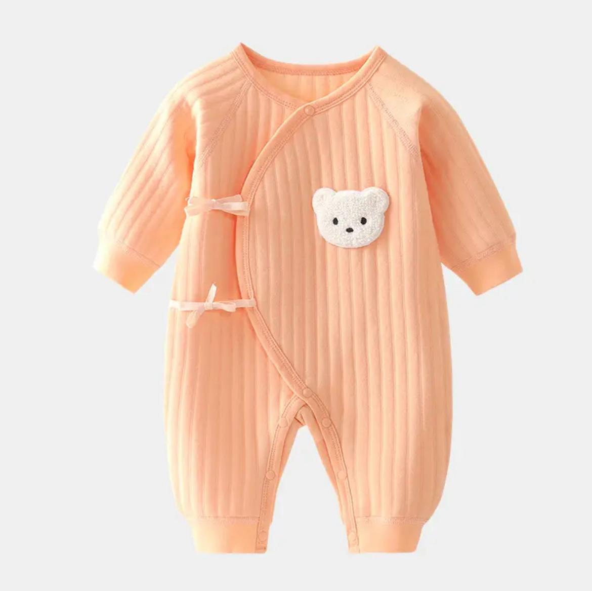 BABYBÄR | Bodystocking Edition - Blød og Komfortabel til Dit Lille - Orange - BABYBÄR | Bodystocking Edition - Blød og Komfortabel til Dit Lille- $25 - {{ product_tags }