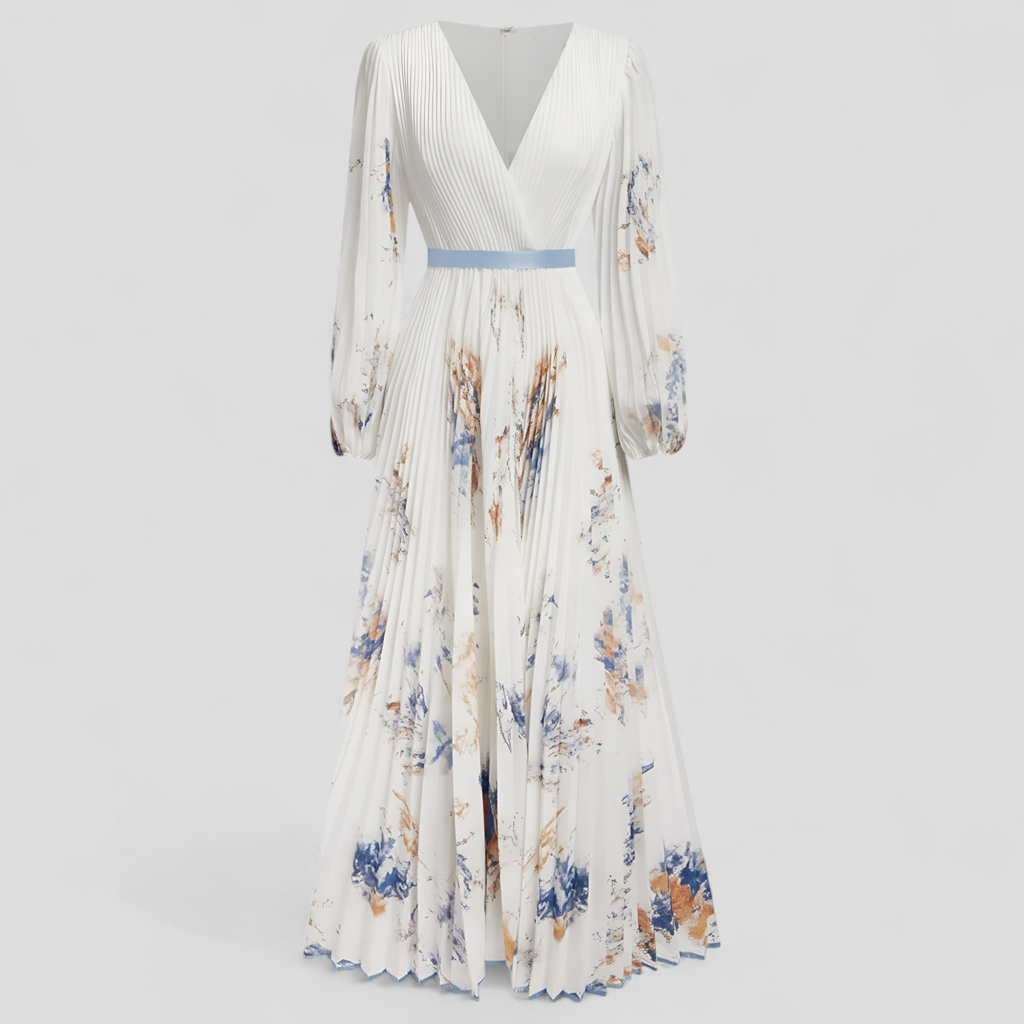 Amanda | Kvinders Elegant Maxi Kjole - Hvid - Maxi Kjoler - {{ product_tags }