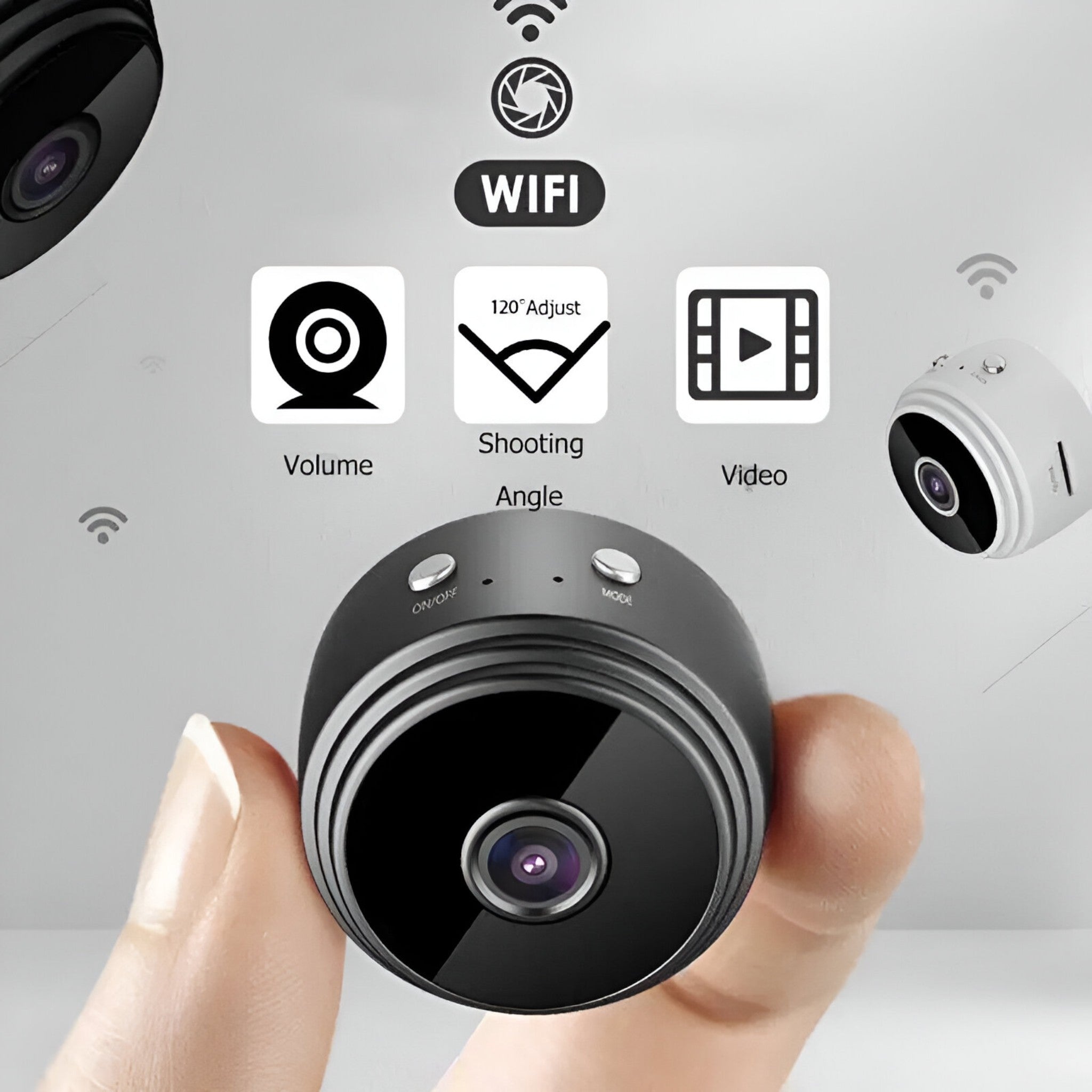Elias | Mini 1080p HD Trådløst Sikkerhedskamera - - gadgets - {{ product_tags }