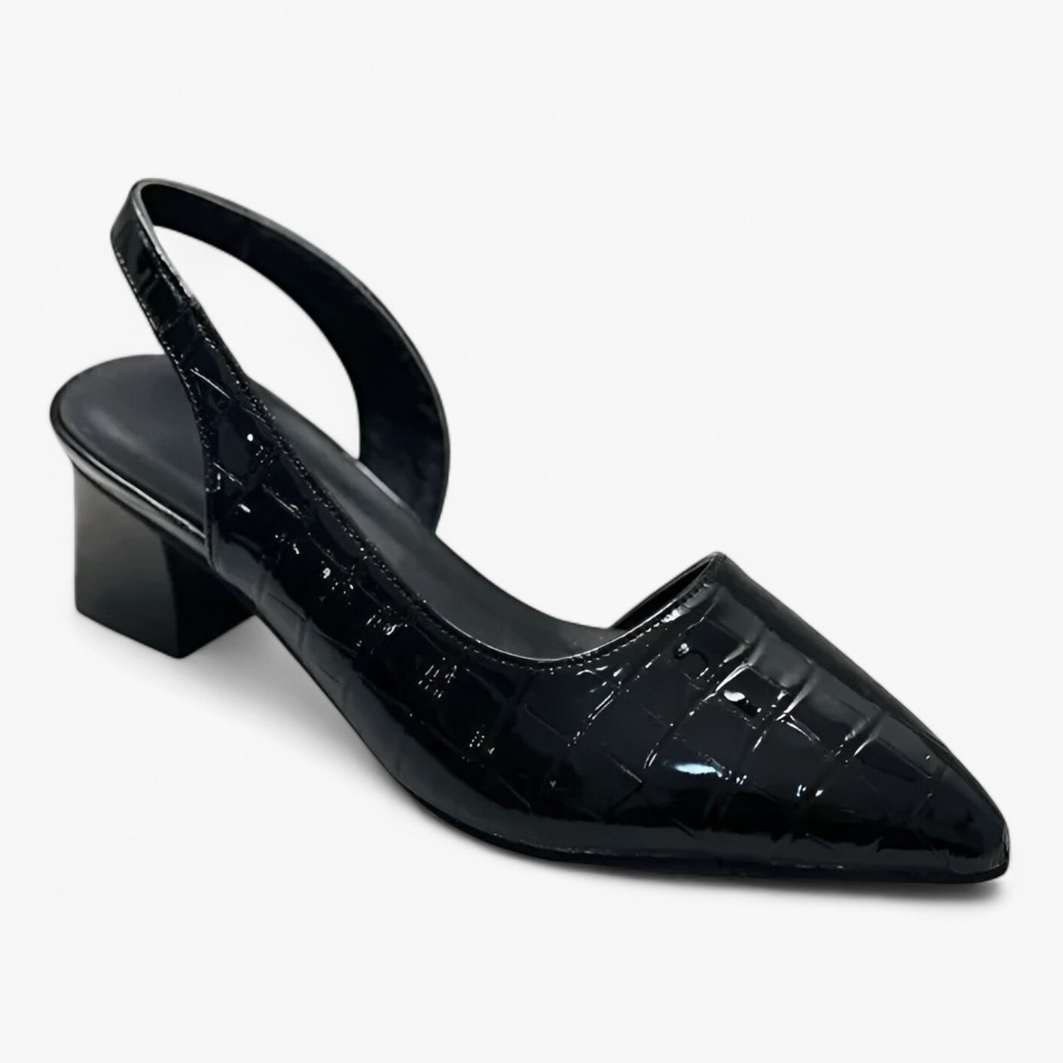 Amara | Croco Style Heels - Confident Walkability - Sort - Sandals - {{ product_tags }