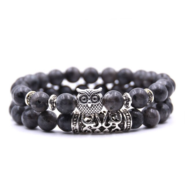 Sammy | Ugle-stenarmbånd - Sort - Sammy | Ugle-stenarmbånd- €25 - {{ product_tags }