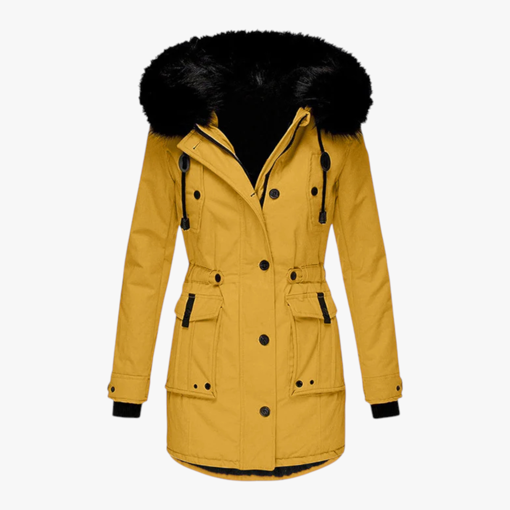 Emma | Vinterjakke - Elegant beskyttelse mod kulde - Guld - winter - {{ product_tags }
