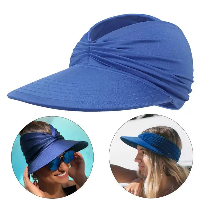 Sunny - Sommerstrandhat med stort visir, foldbar solhat - Kongeblå En størrelse - Sunny - Sommerstrandhat med stort visir, foldbar solhat- €25 - {{ product_tags }