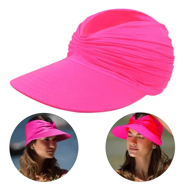 Sunny - Sommerstrandhat med stort visir, foldbar solhat - Barbie Pink En størrelse - Sunny - Sommerstrandhat med stort visir, foldbar solhat- €25 - {{ product_tags }