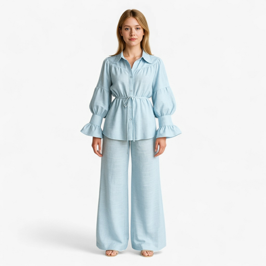 Allura | Kvinders Elegant Polyester Sæt - - Kvinders tøj - {{ product_tags }