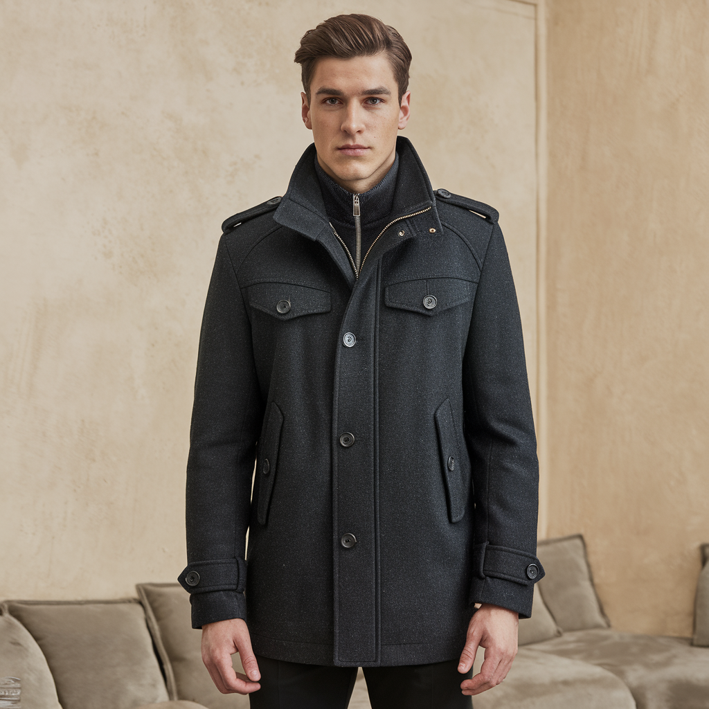 Grant | Langer Vindjakke - Beskyttende og Stilfuld - - Grant | Langer Vindjakke - Beskyttende og Stilfuld- €25 - {{ product_tags }