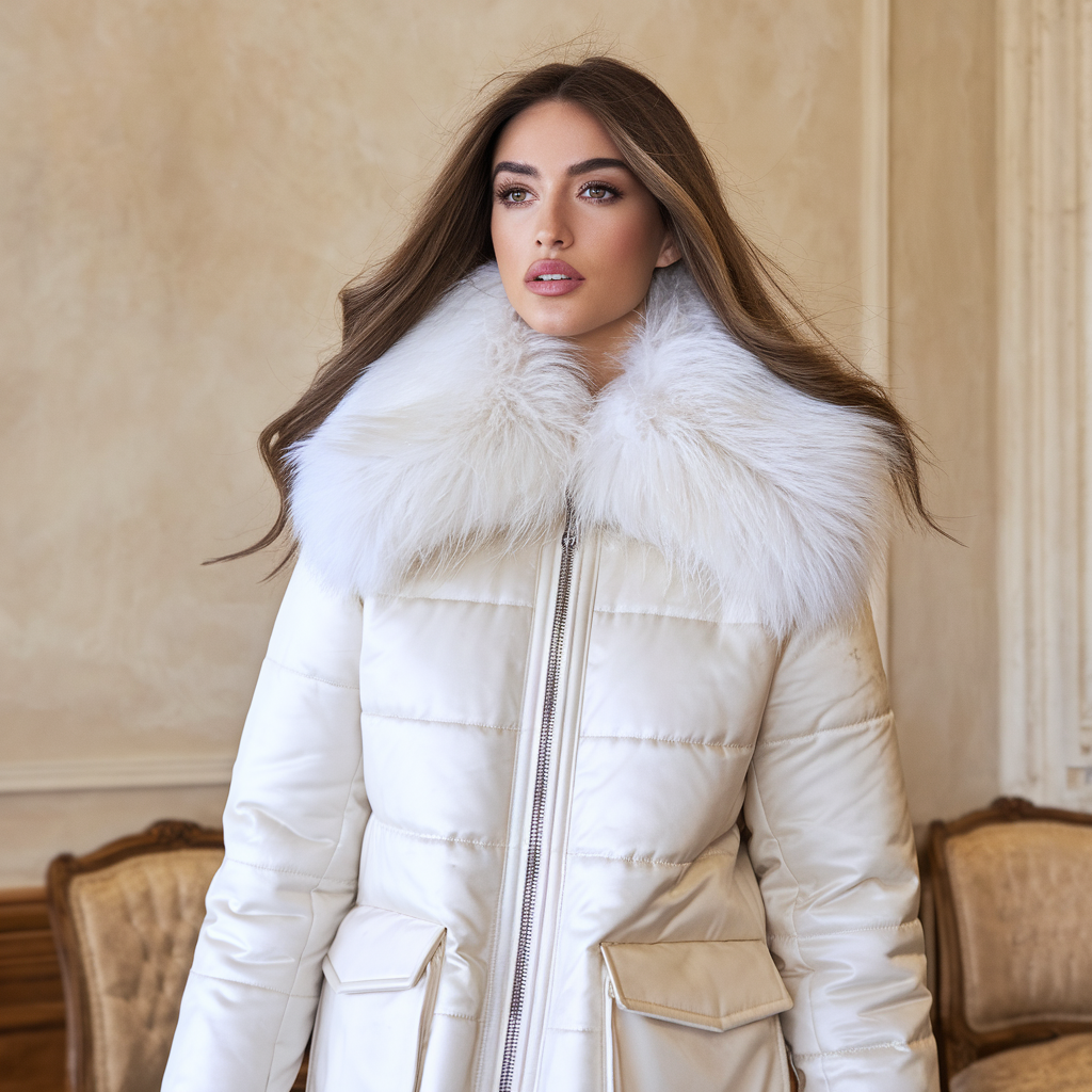 Lucy | Elegant Jakke med Pelsforing - - winter - {{ product_tags }