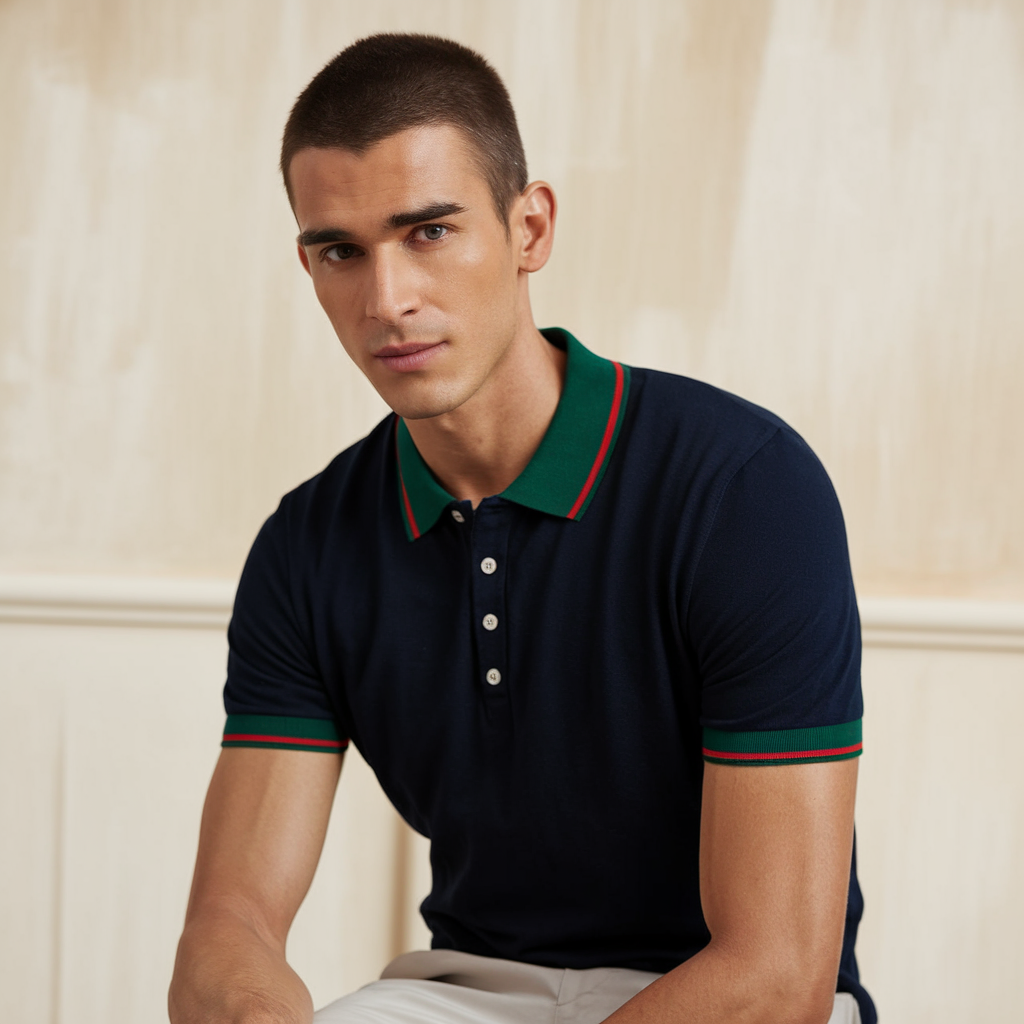 Alasdair | Elegante farverige T-shirt - - men's fashion - {{ product_tags }
