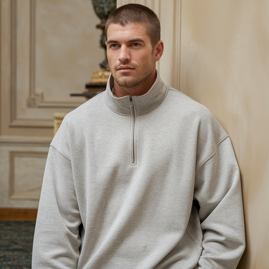 Bruno | Halfzip Sweater - - men's fashion - {{ product_tags }
