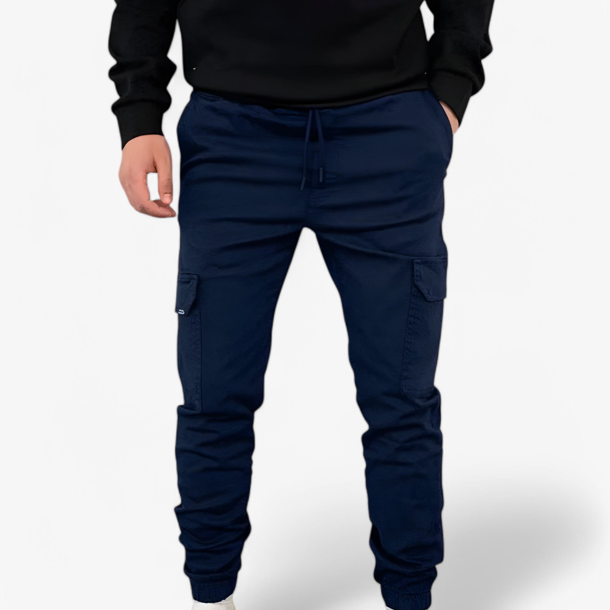Henrik | Cargo bukser - Trendy og komfortable (1 køb 1 gratis) - Blå - men's fashion - {{ product_tags }