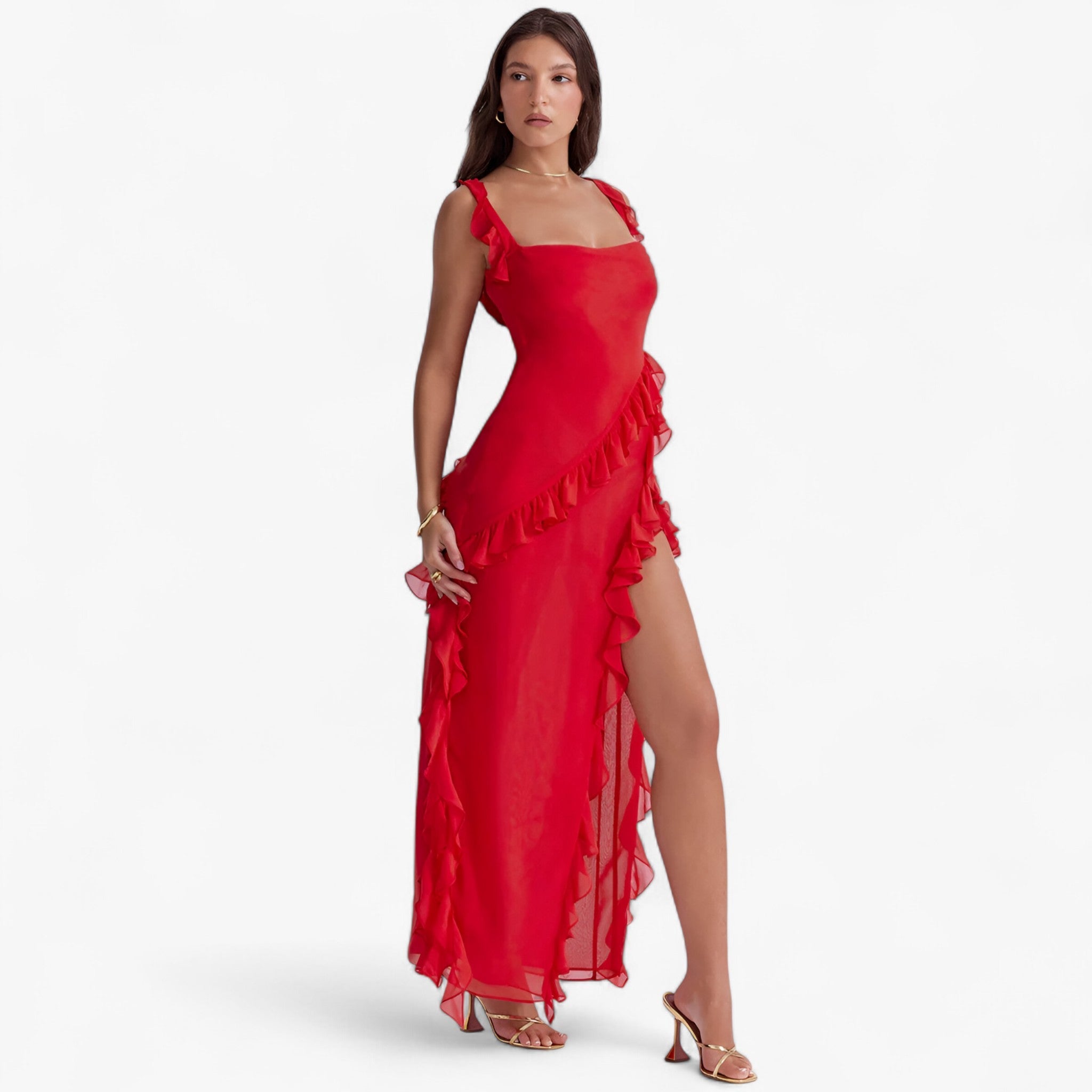 Elvira | Lang kjole – Dristigt og elegant sommerlook - - women's fashion - {{ product_tags }