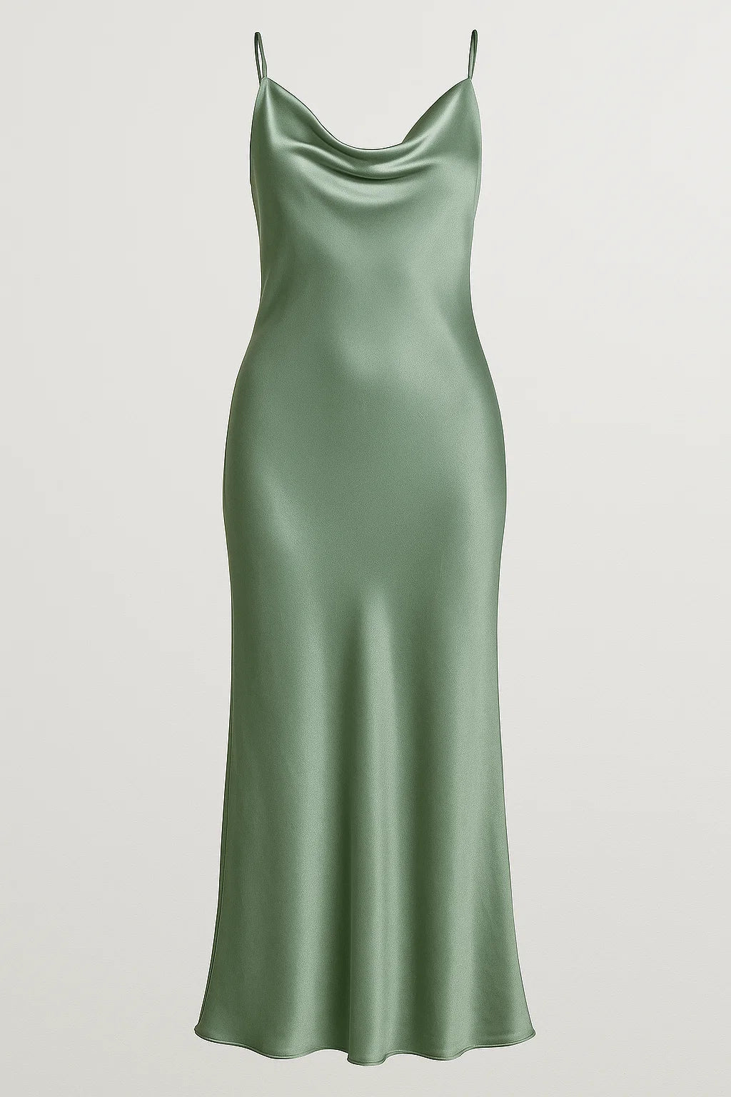 Dianne | Lange silke kjole - Lysegrøn - Dianne | Lange silke kjole - €25 - {{ product_tags }
