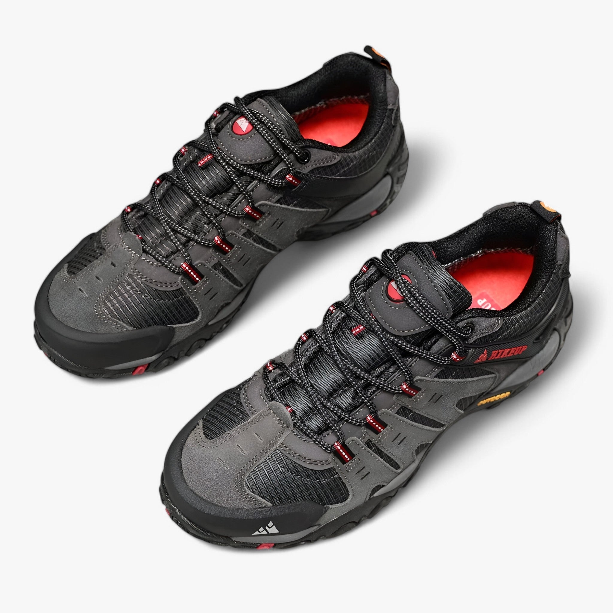 Herre-vandrestøvler i ruskind og læder – komfortable sneakers til vandreture - - men's fashion - {{ product_tags }