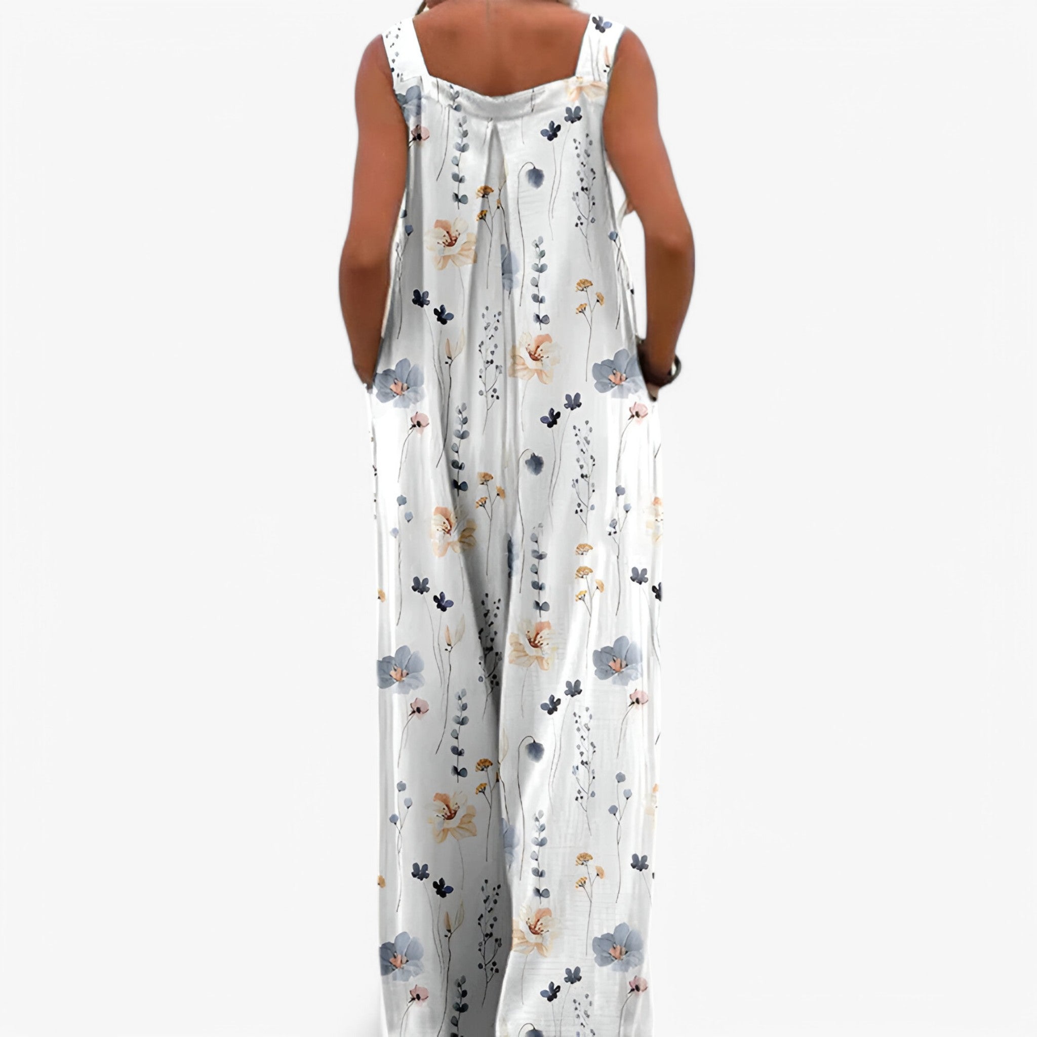 Breezy | Ærmeløs jumpsuit med blomsterprint - - women's fashion - {{ product_tags }