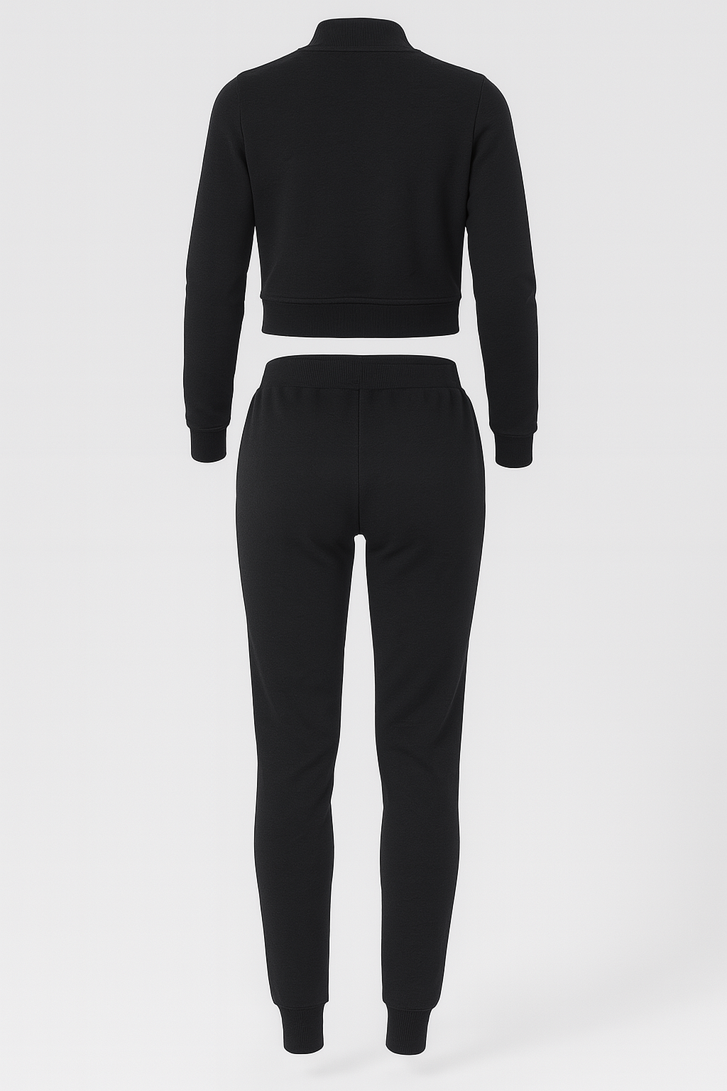 Visilisa | Dame fritidstræningsdragt med lynlåsjakke og joggingbukser - Sort - Visilisa | Dame fritidstræningsdragt med lynlåsjakke og joggingbukser - €25 - {{ product_tags }