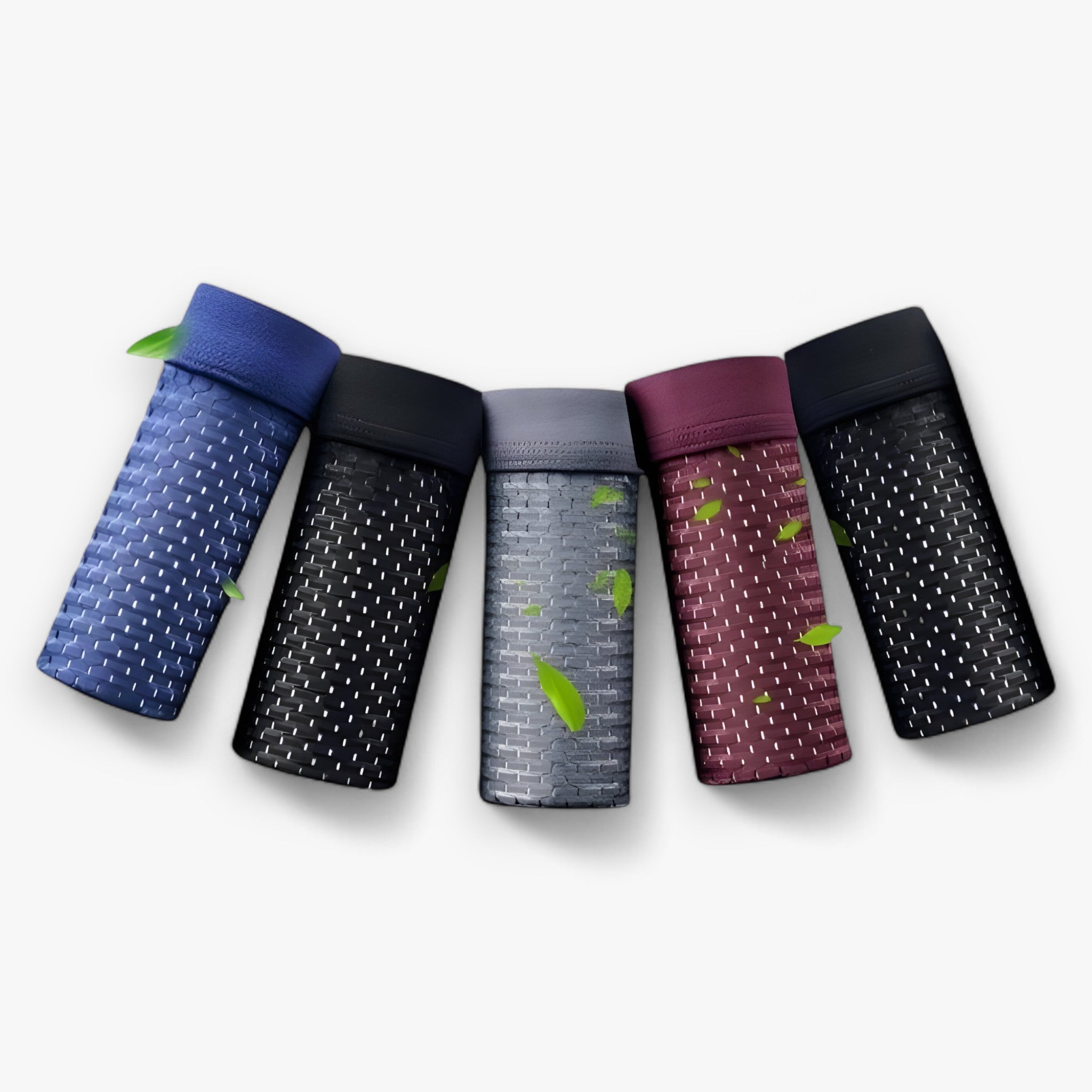 Bambus undertøj (5+5 GRATIS) - 2 Sort - 1 Grå - 1 Rød - 1 Blå - men's fashion - {{ product_tags }