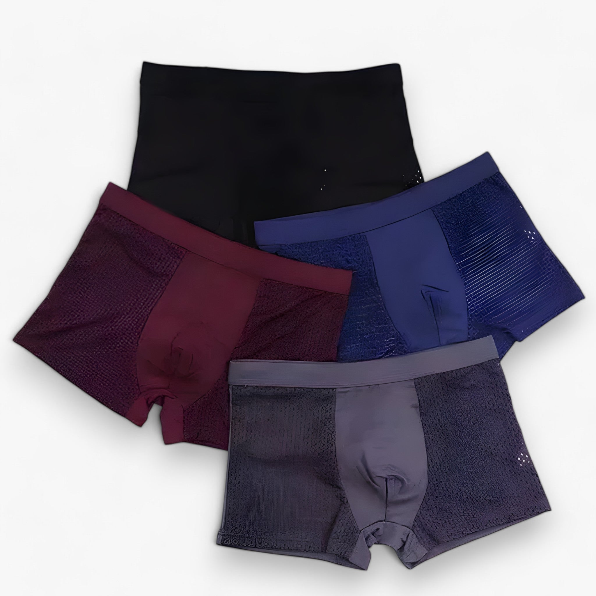 Cecilia | Herrer Bambus Boksershorts 10-pak Sort/Grå - Åndbart & Allergivenligt Undertøj - - Men's Boxer Briefs - {{ product_tags }