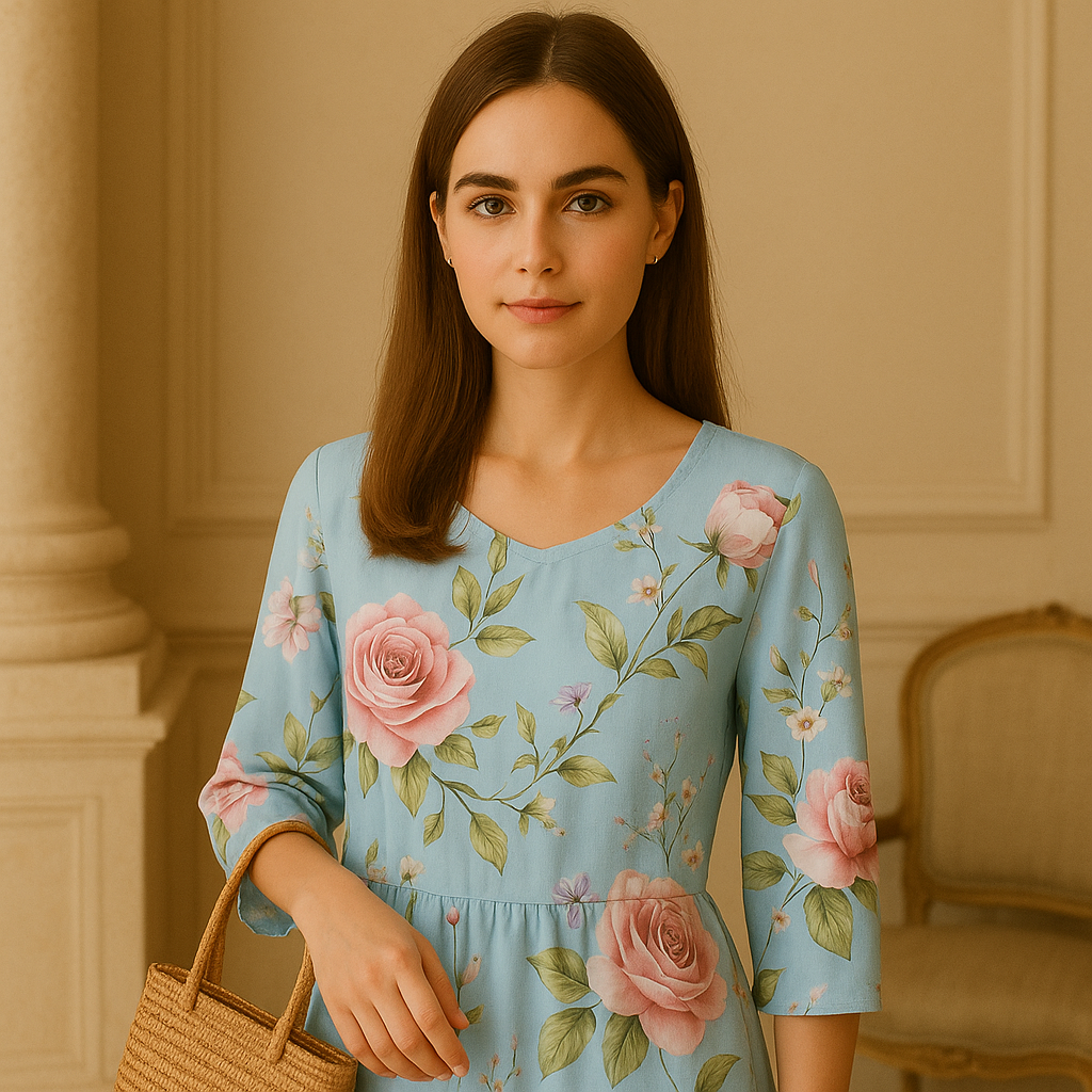 Brianna | Elegant Blomsterkjole - - women's fashion - {{ product_tags }
