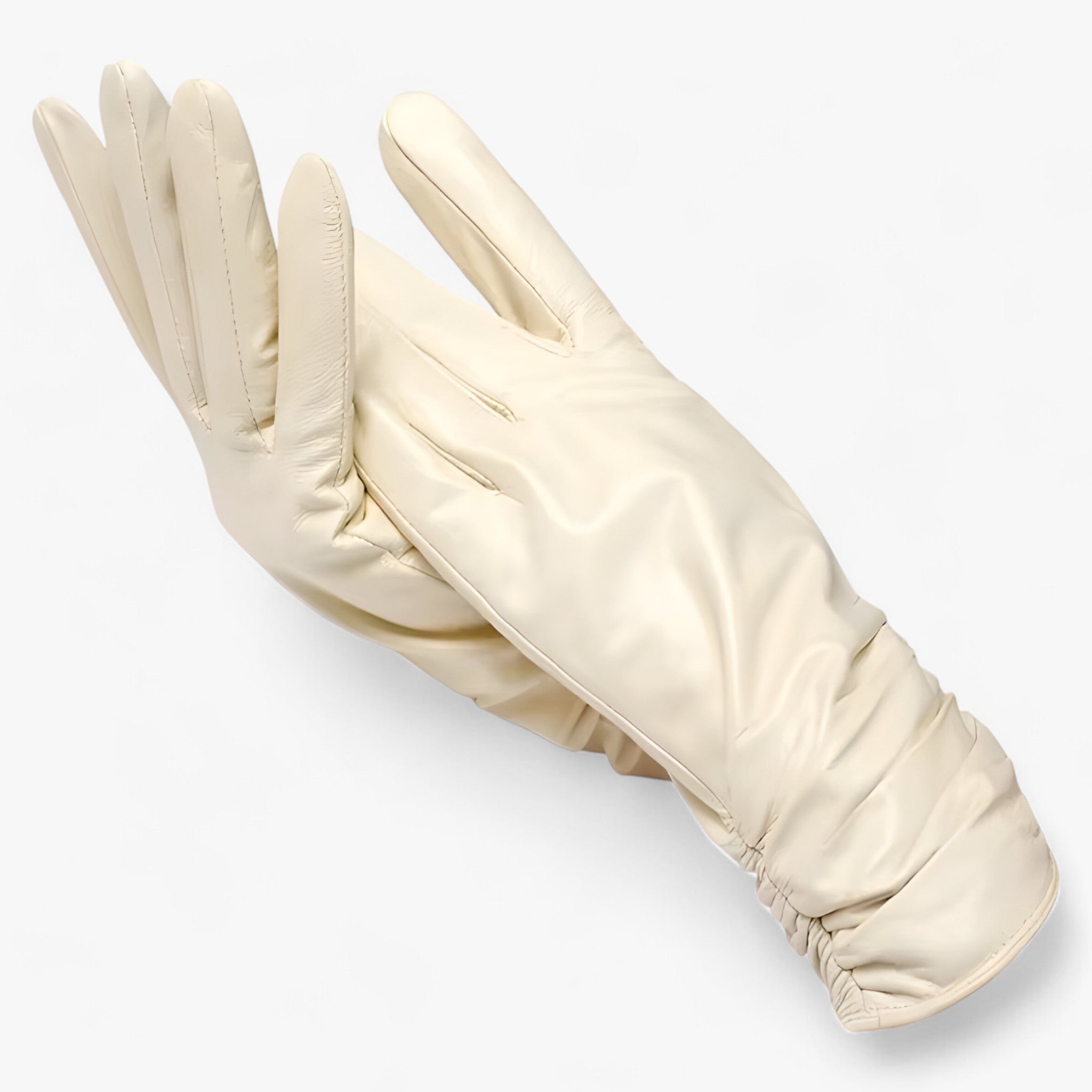 Gia | Skindhandsker til kvinder - Klassisk stil og vinterbeskyttelse - Kaki - winter - {{ product_tags }