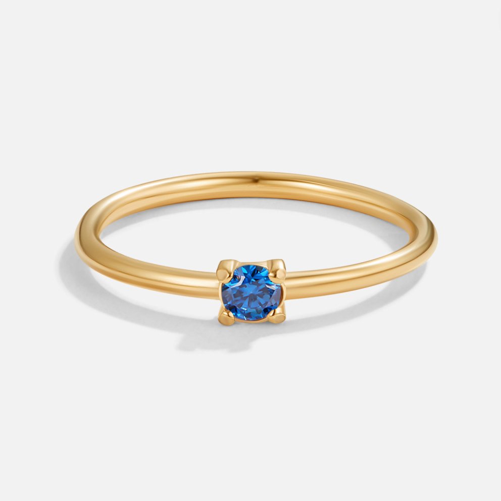 Fødselssten 18K ring - September - Safir - watches - {{ product_tags }