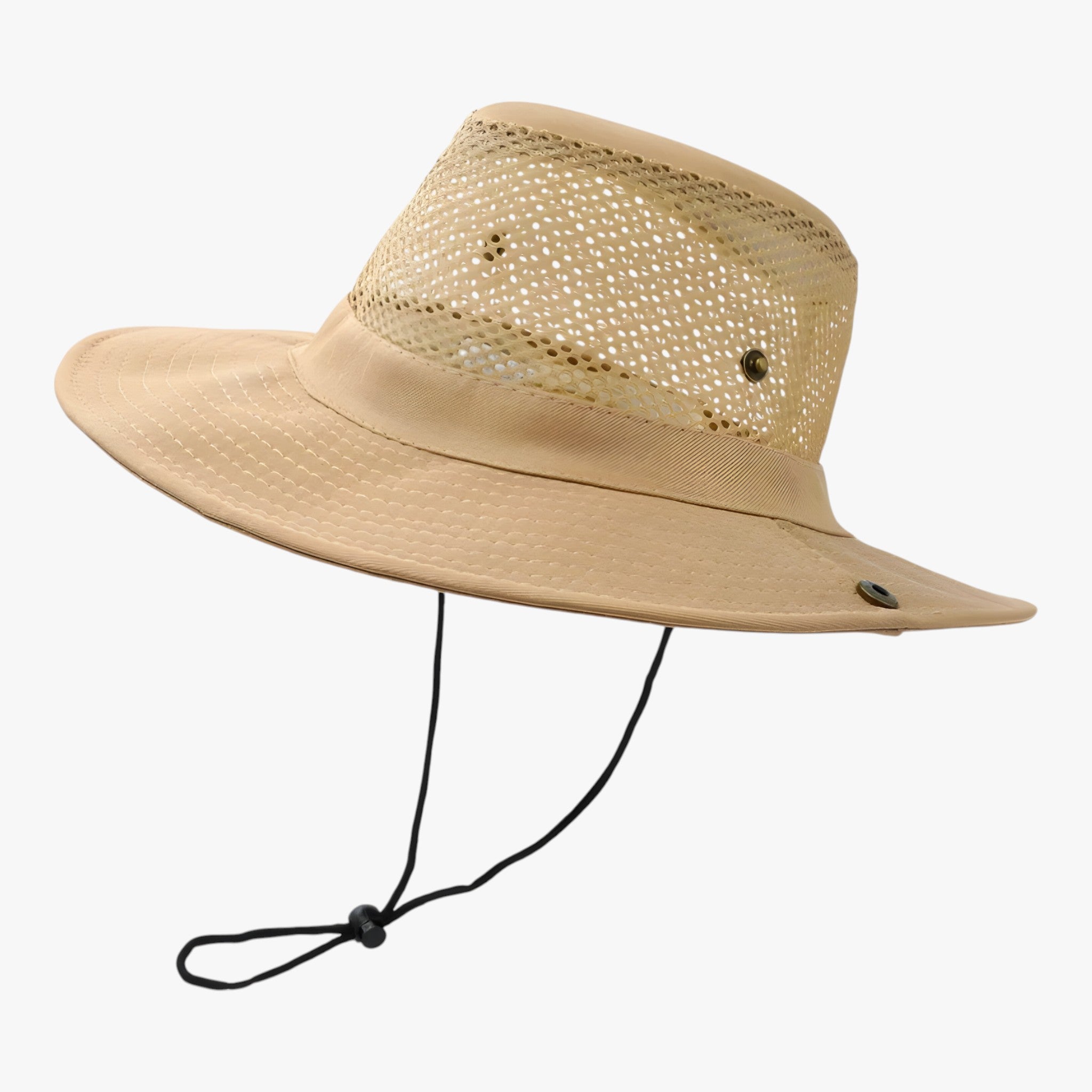 Herre åndbar sommerhat - Khaki - Herre åndbar sommerhat - €25 - {{ product_tags }
