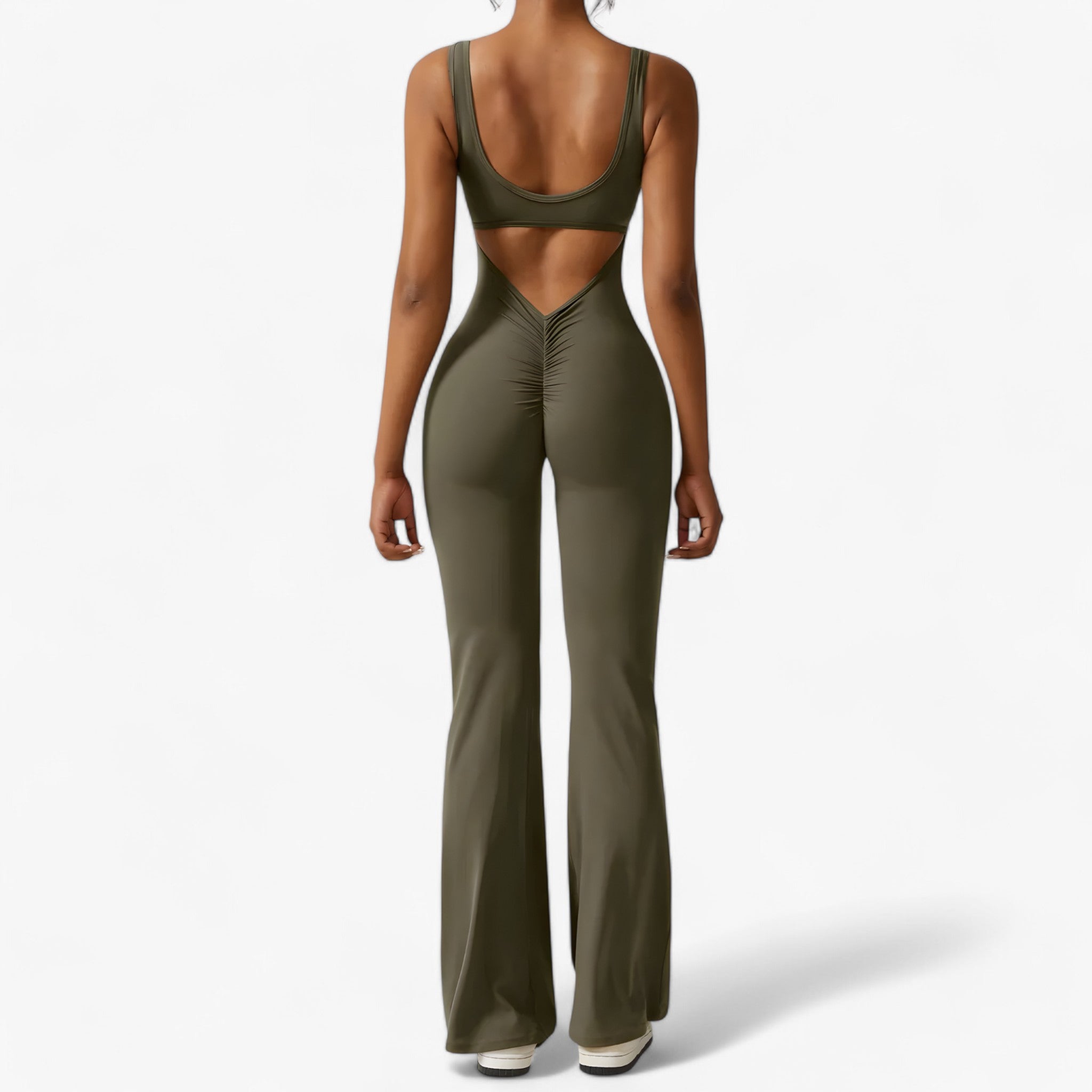 Diana | Komfortabel Jumpsuit – Ubesværet Stil og Komfort Hele Dagen - Oliven grøn - women's fashion - {{ product_tags }
