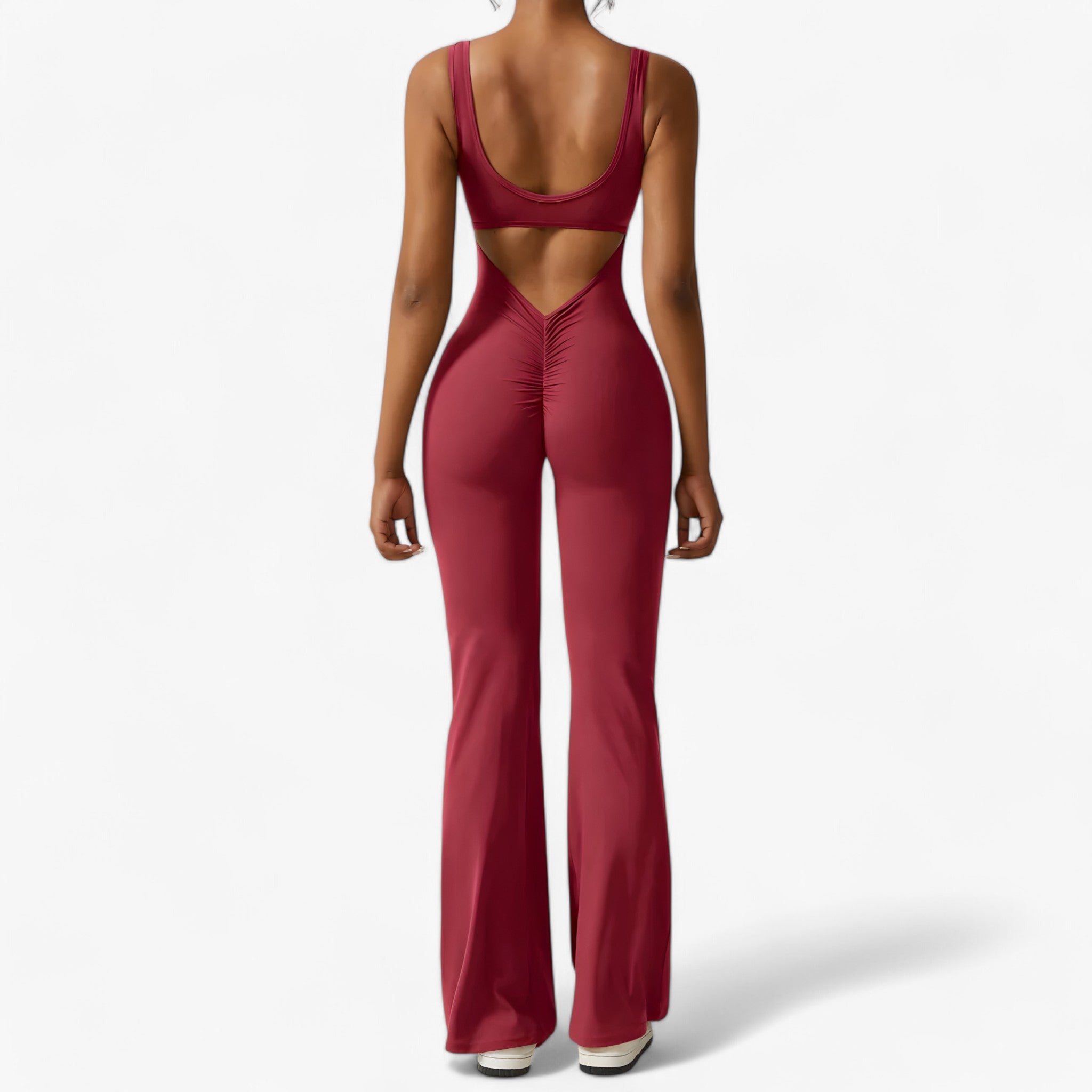 Diana | Komfortabel Jumpsuit – Ubesværet Stil og Komfort Hele Dagen - Vinrød - women's fashion - {{ product_tags }