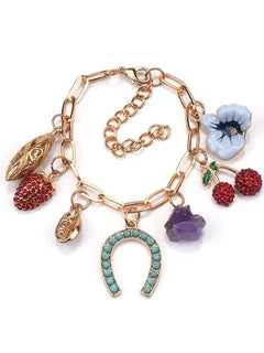 Boheme-etniske charm-armbånd